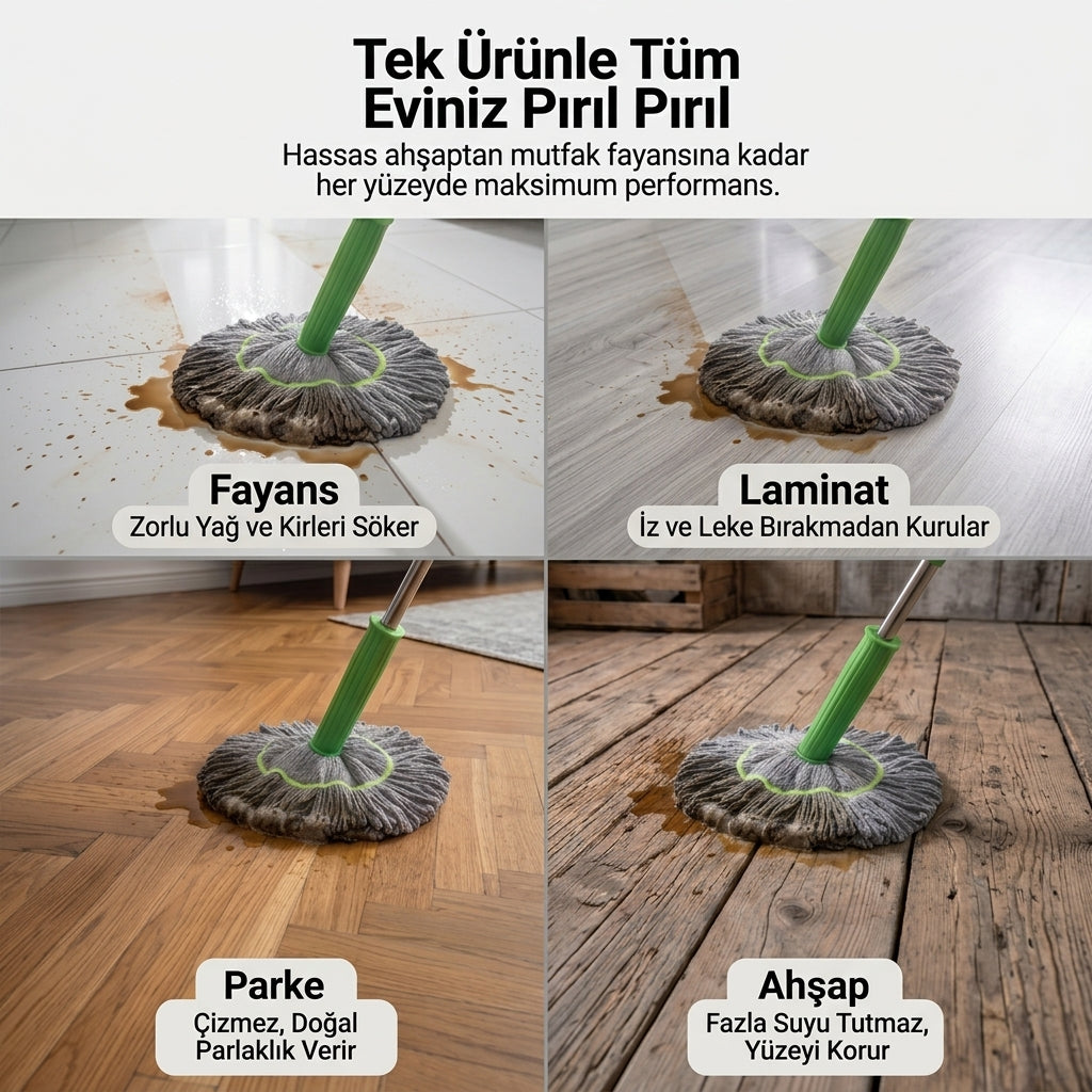 MOPNOVA kendinden sıkmalı mop