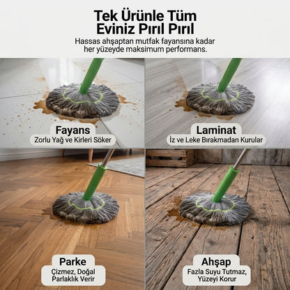 MOPNOVA kendinden sıkmalı mop