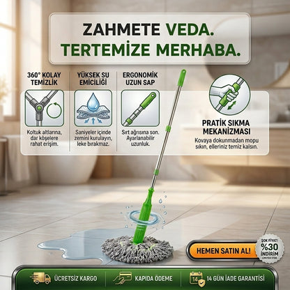 MOPNOVA kendinden sıkmalı mop